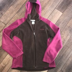 Columbia hooded fleece size large